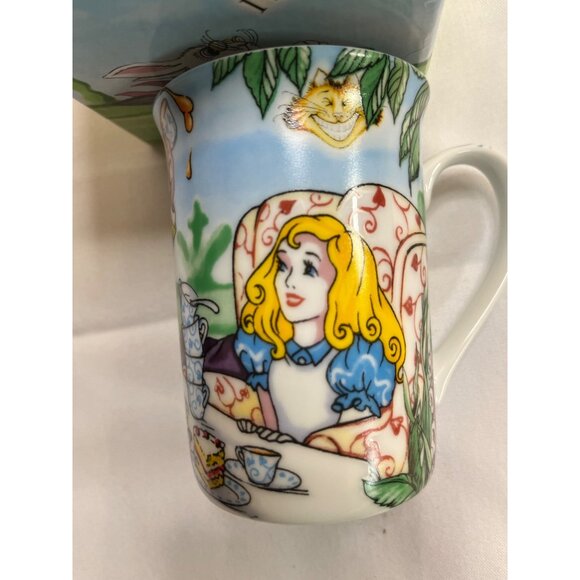 Alice In Wonderland Coffee Mug Tea Party Mad Hatter 9 oz - Picture 11 of 12